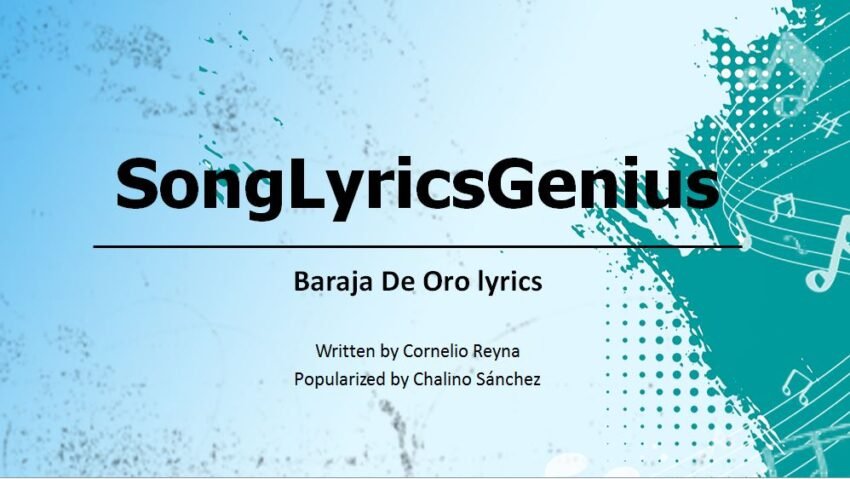 Baraja De Oro lyrics