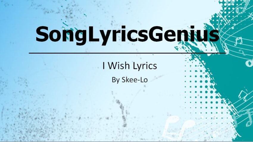 I Wish Lyrics