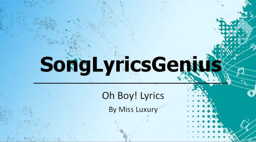 Oh Boy! Lyrics