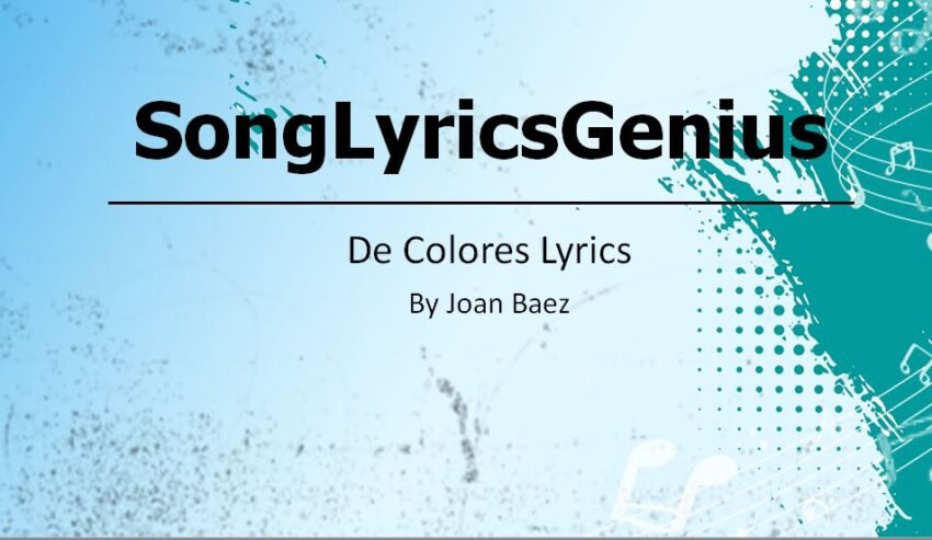 De Colores Lyrics